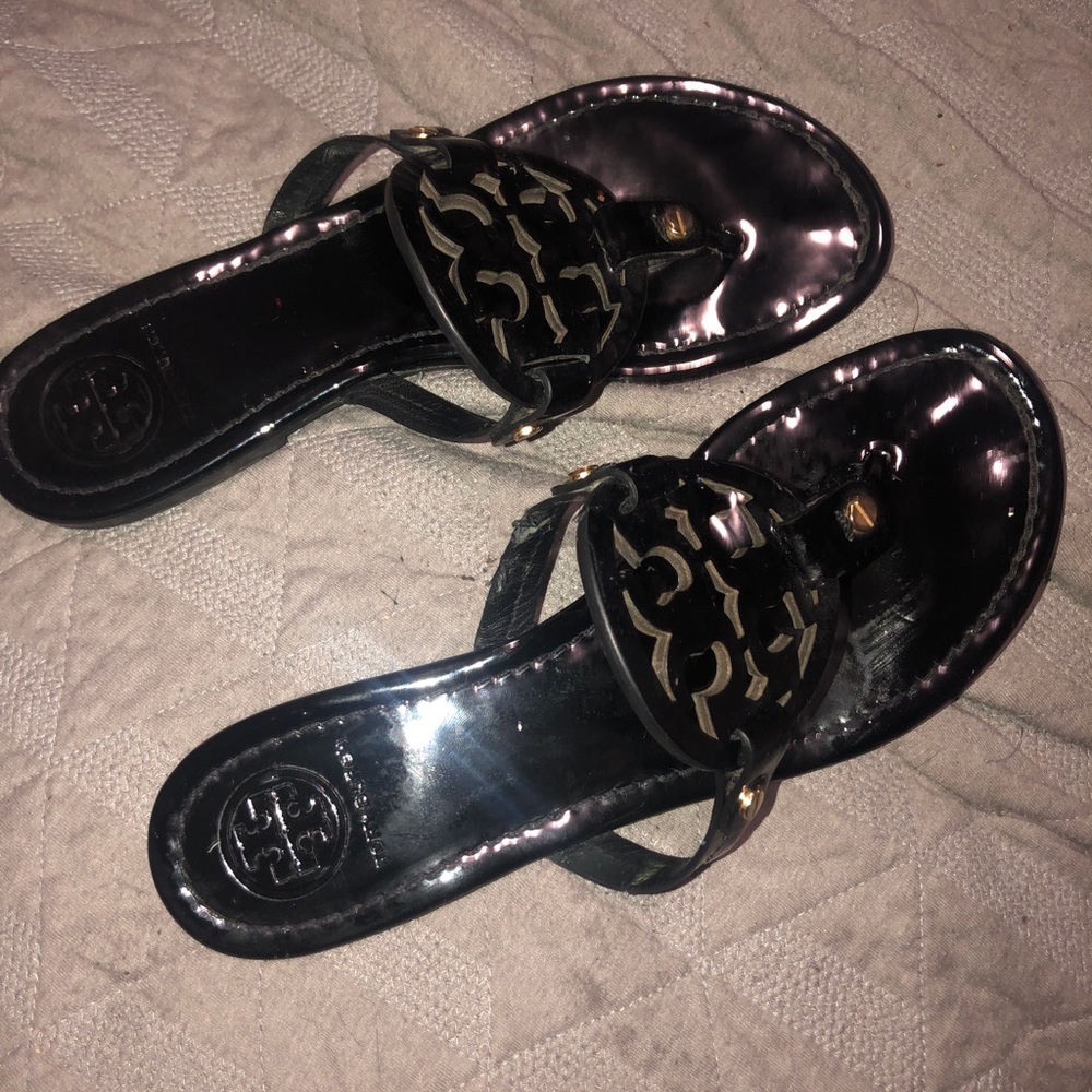 Tory Burch miller sandals  in black